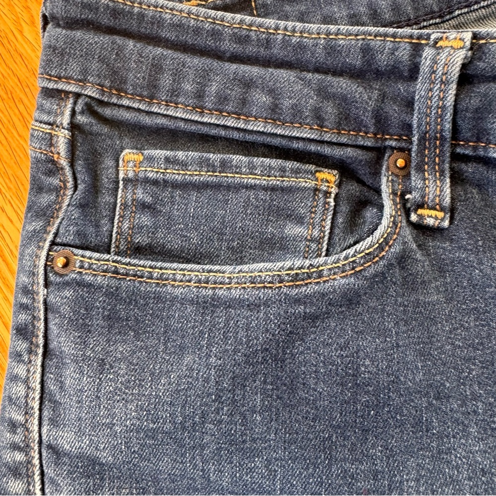 Levi's Red Tag Mom Jean Style Mid Rise Denim Rolled Hem Capri Pants - Picture 10 of 10